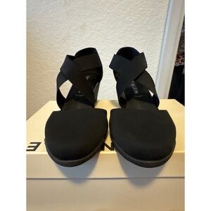Anne Klein Black Strappy Sandals
